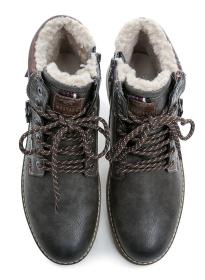 Mustang 15M001100200 sivé pánske zimné topánky