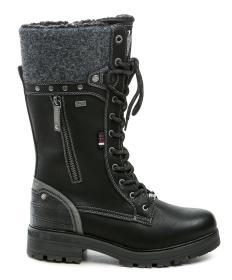 Mustang 15M004200600 černé dámské nadměrné zimní kozačky