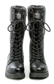 Mustang 15M004200600 černé dámské nadměrné zimní kozačky