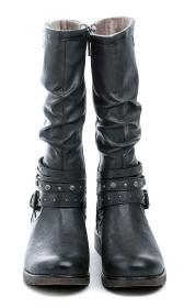 Mustang 15M005200300 navy dámské kozačky