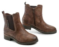 Mustang 15M0072001 hnědá dámská zimní obuv