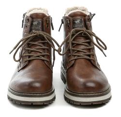 Mustang 15M009100200 hnědé pánské nadměrné zimní boty