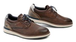 Mustang 15M014100100 hnědé pánské polobotky