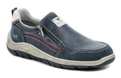 Mustang 15M18100500 modré pánské nadměrné polobotky Mustang 15M18100500 modré pánské nadměrné polobotky