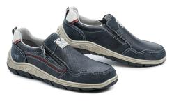 Mustang 15M18100500 modré pánské nadměrné polobotky