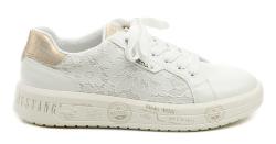 Mustang 26M048200100 bílé dámské polobotky