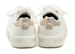 Mustang 26M048200100 bílé dámské polobotky