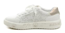 Mustang 26M048200100 bílé dámské polobotky