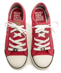 Mustang 4058-310-5 červené pánske tenisky