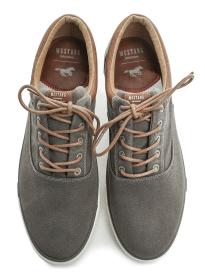 Mustang 4072-315-20 hnědo šedé pánské polobotky