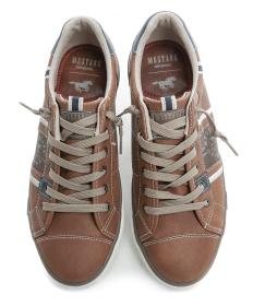 Mustang 4072-317-307 hnědé pánské polobotky