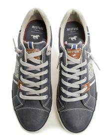 Mustang 4072-317-800 modré pánské polobotky