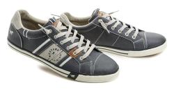 Mustang 4072-317-800 modré pánské polobotky