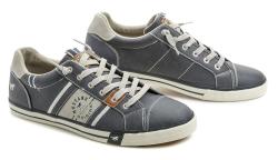 Mustang 4072-317-800 modré pánské polobotky