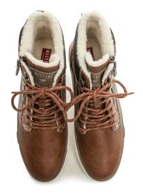 Mustang 4072-604-9 čierne pánske nadmerné zimné topánky