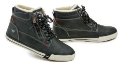 Mustang 4072-604-9 čierne pánske zimné topánky