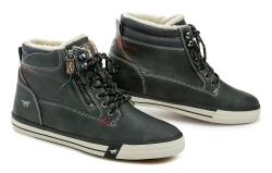 Mustang 4072-604-9 čierne pánske zimné topánky