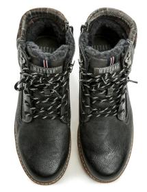 Mustang 4141-602-20 tmavě šedé pánské zimní boty