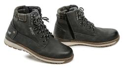 Mustang 4141-602-20 tmavě šedé pánské zimní boty