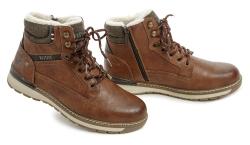 Mustang 4142-610-307 cognac pánske zimné topánky