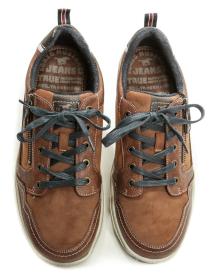 Mustang 4140-301-301 kastanie pánské polobotky