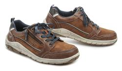 Mustang 4160-302-301 gaštan pánske poltopánky