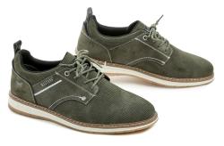 Mustang 4197-303-770 zelené pánske poltopánky