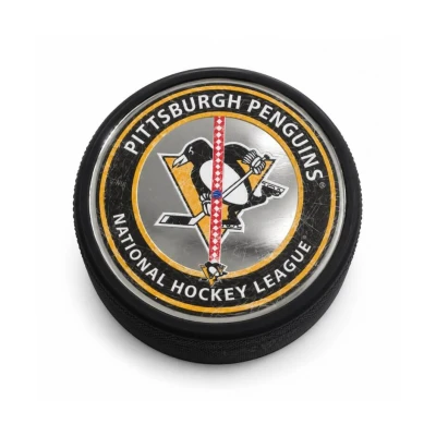 Mustang Fanouškovský puk NHL Center Ice Chrome Puck