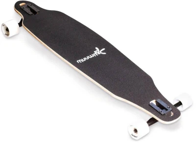 MUUWMI Longboard ABEC 7 BEACH skateboard s grafikou