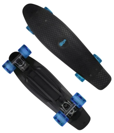 Acra MUUWMI Skateboard No Rules ABEC 5 Fun černo-modrý