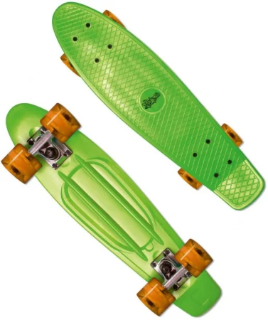 MUUWMI NoRules Skateboard ABEC 5 FUN zeleno-oranžový