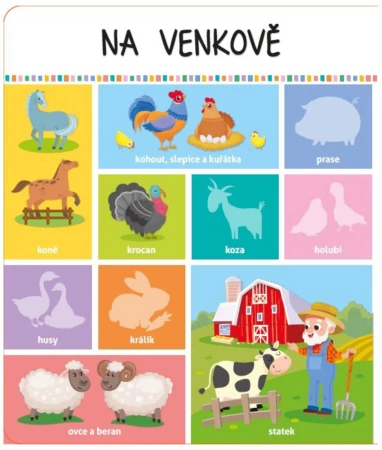 Mých prvních 100 slov Svět zvířat Učení a zábava se samolepkami
