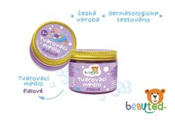 Mýdlo tvarovací fialové beauted v uzavíratelné dóze