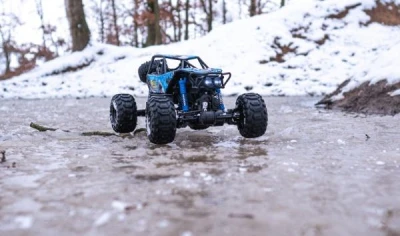 IQ models MZ-SHARK 1/10 modrý - voda bláto sníh