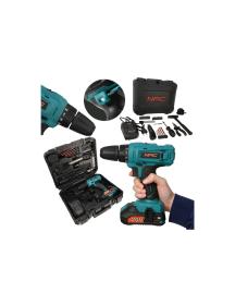 NAC Aku vrtačka CDB-1-LI-20V-TS 1x2Ah + příslušenství 49 dílů