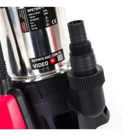 NAC Čerpadlo ponorné kalové SPE75HI-L nerez (VÝPRODEJ)