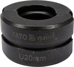 Yato Náhradní čelisti k lisovacím kleštím YT-21735 typ U 20mm