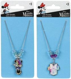 Náhrdelník dětský s přívěskem myška Minnie Mouse kovový