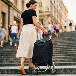 Nils Nákupní taška na kolečkách Camp NC17206 40L černá