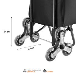 Nils Nákupní taška na kolečkách Camp NC17206 40L černá