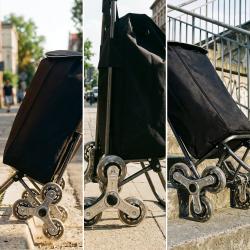 Nils Nákupní taška na kolečkách Camp NC17206 40L černá