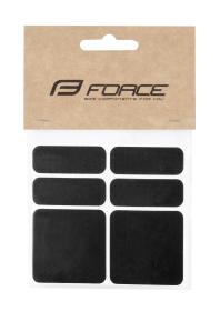Force Nálepky reflexní sada 6 ks, černé