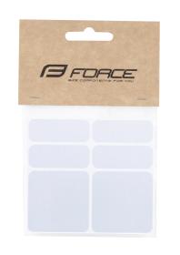 Force Nálepky reflexné sada 6 ks, strieborné Force Nálepky reflexné sada 6 ks, strieborné