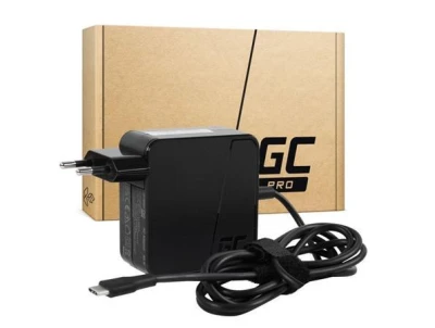Green Cell napájecí zdroj PRO USB-C 65W nabíječka pro notebooky, tablety, telefony