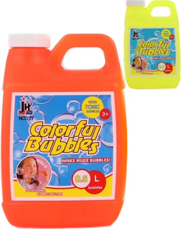 Náplň náhradní 500 ml do bublifuku plastový kanystr 2 barvy Náplň náhradní 500 ml do bublifuku plastový kanystr 2 barvy