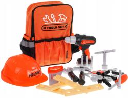 Nářadí pracovní dětské set s batohem a vrtačkou 28ks na baterie Zvuk