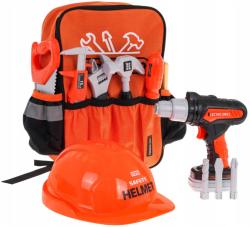 Nářadí pracovní dětské set s batohem a vrtačkou 28ks na baterie Zvuk