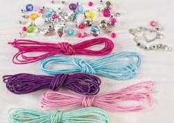 Náramky kamínkové dětský kreativní set s korálky a doplňky
