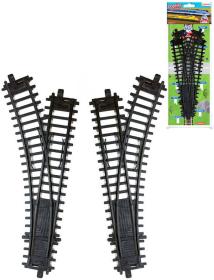 Naše železnice výhybka set 2ks koleje doplněk k vláčkodráze Naše železnice výhybka set 2ks koleje doplněk k vláčkodráze