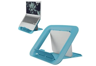 Leitz Nastavitelný stojan pod notebook ERGO Cosy, klidná modrá Leitz Nastavitelný stojan pod notebook ERGO Cosy, klidná modrá